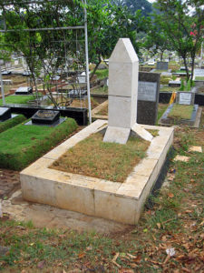 Makam Chairil Anwar di Karet Bovak Jakarta Selatan